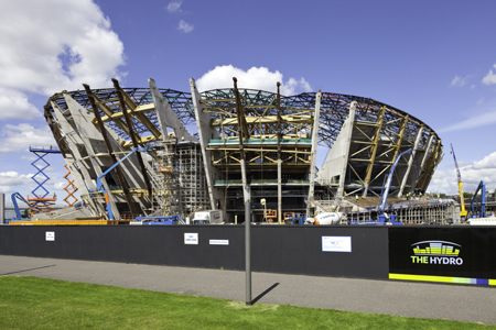 construction continues at The SSE Hydro